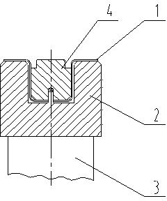 Linear measurement arrangement method for stainless steel vehicle roof cap-shaped curved beams