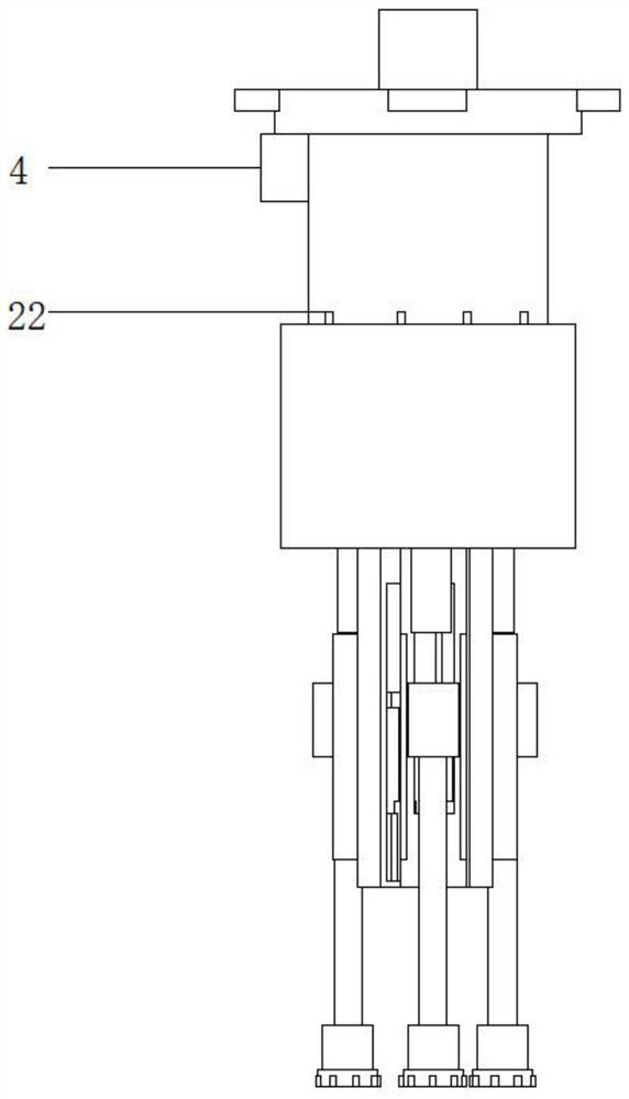 A gas pressure stabilizing device for an electric furnace used in the production of quartz drawn tubes