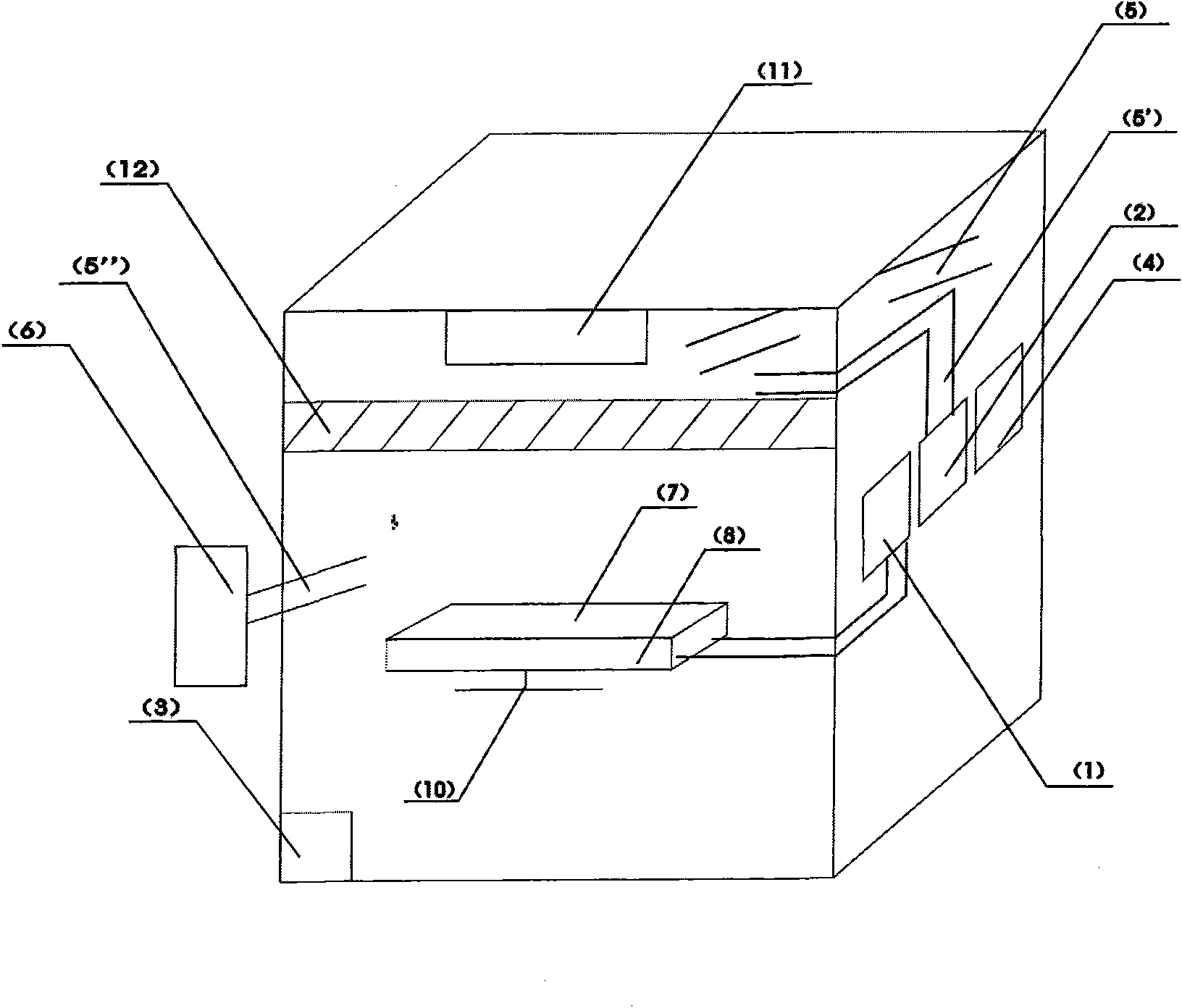 Positive pressure repairing cabin for human body antigravity