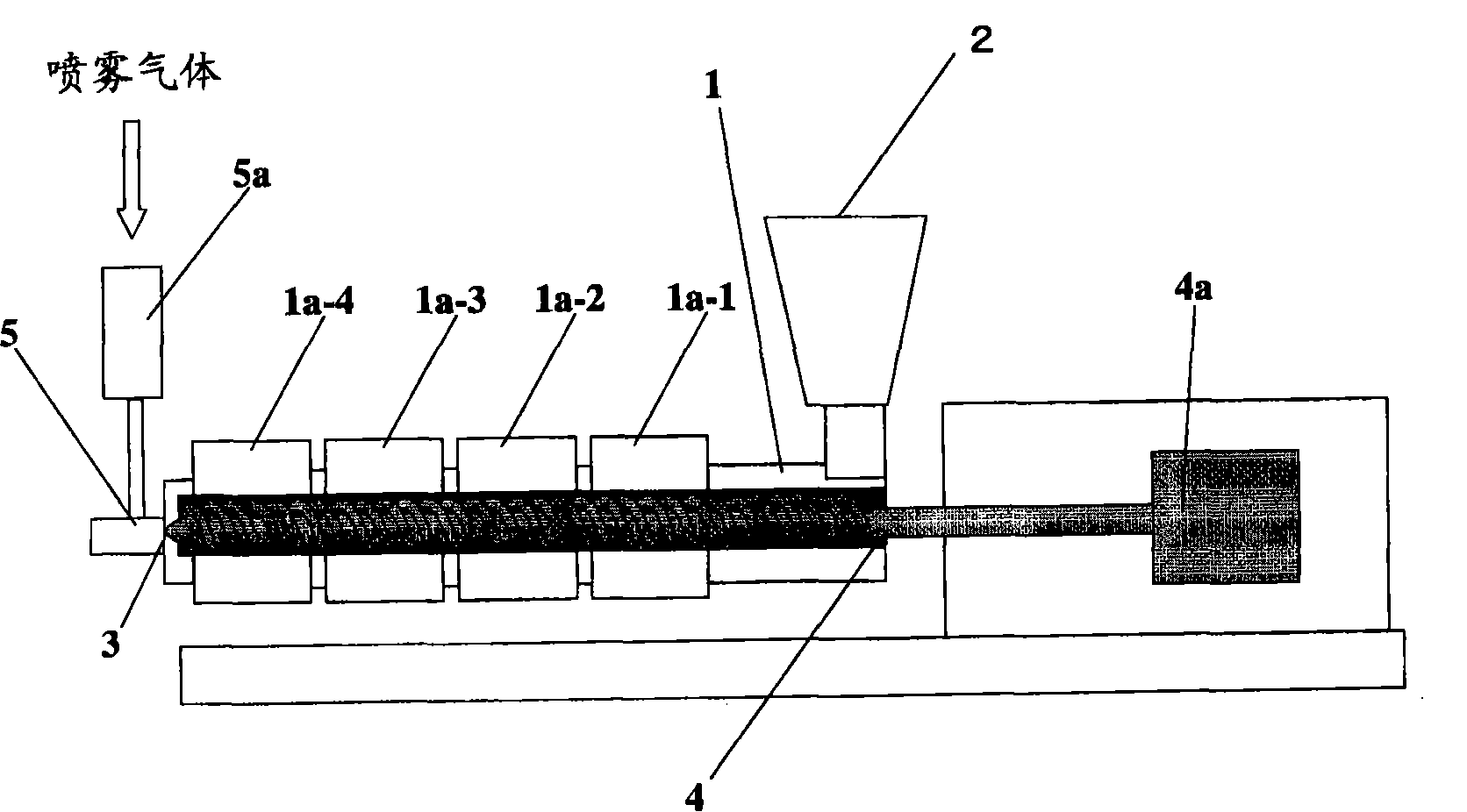 Method of producing drug-containing wax matrix particles, extruder to be used in the method and sustained-release preparation containing cilostazol