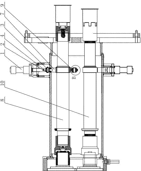 Transmission shaft balancing device of rolling machine