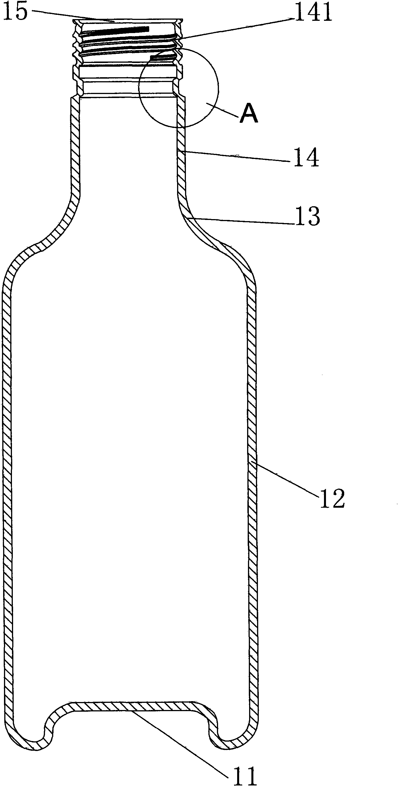 Aluminum screw packaging tin and manufacturing method thereof