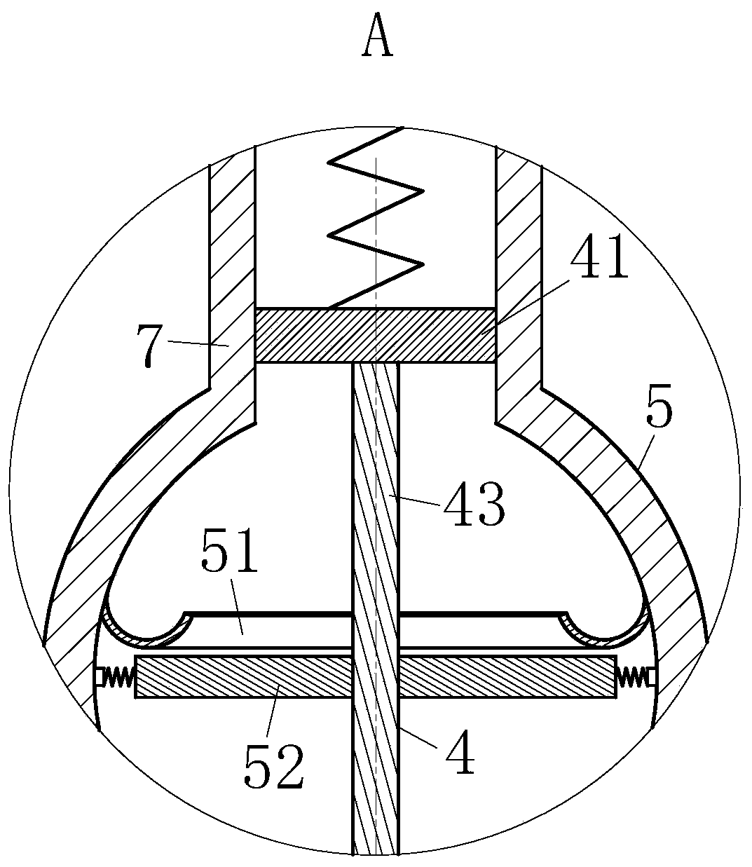 Liquid ammonia evaporator for flue gas denitrification