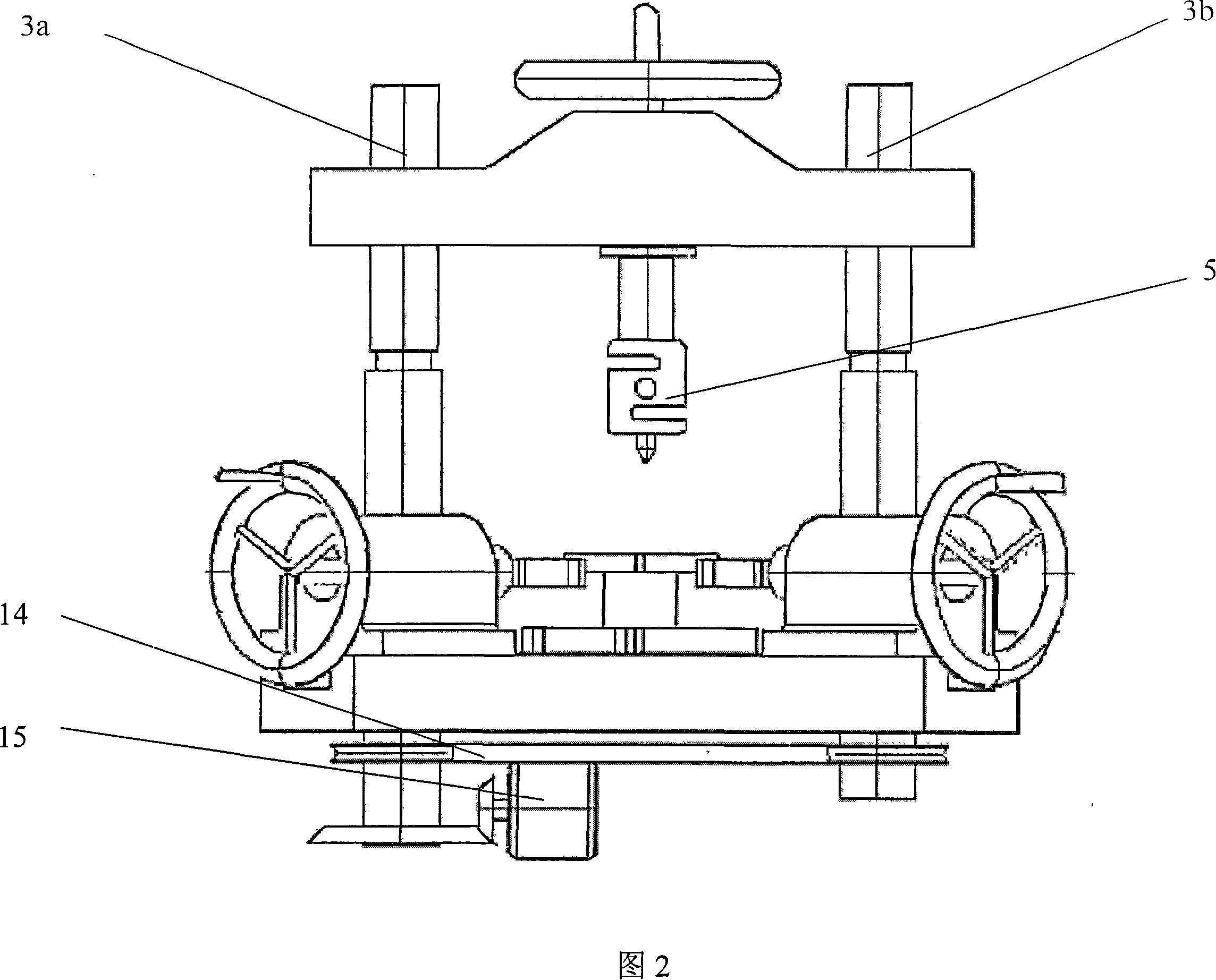Three-dimensional force transducer calibration device
