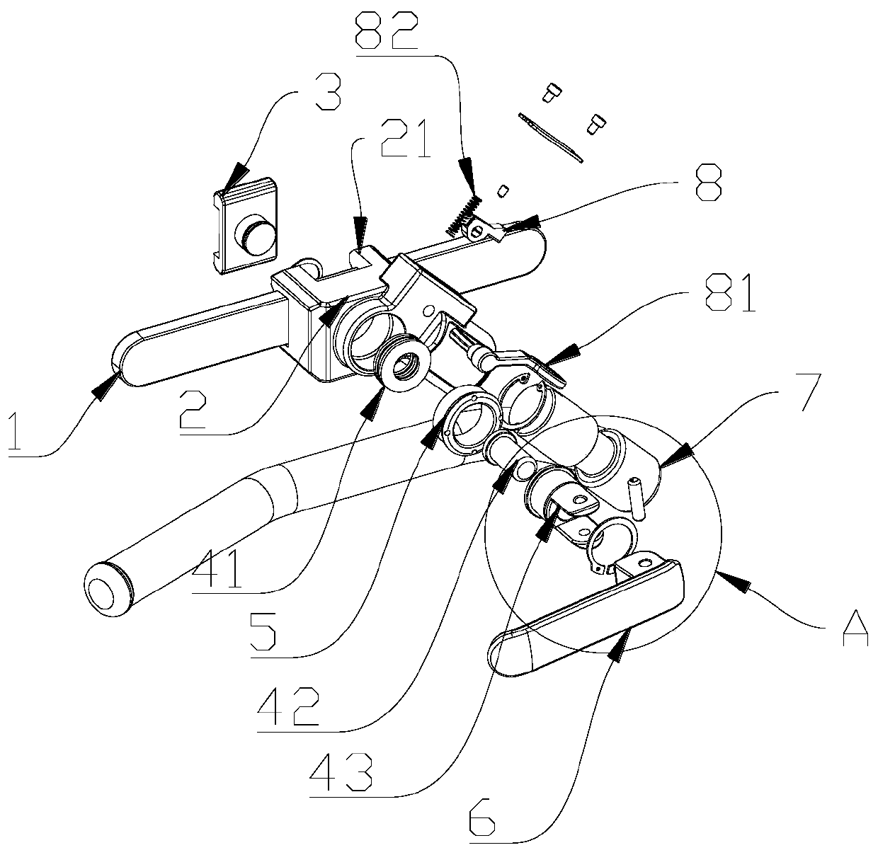 Adjustable handle device