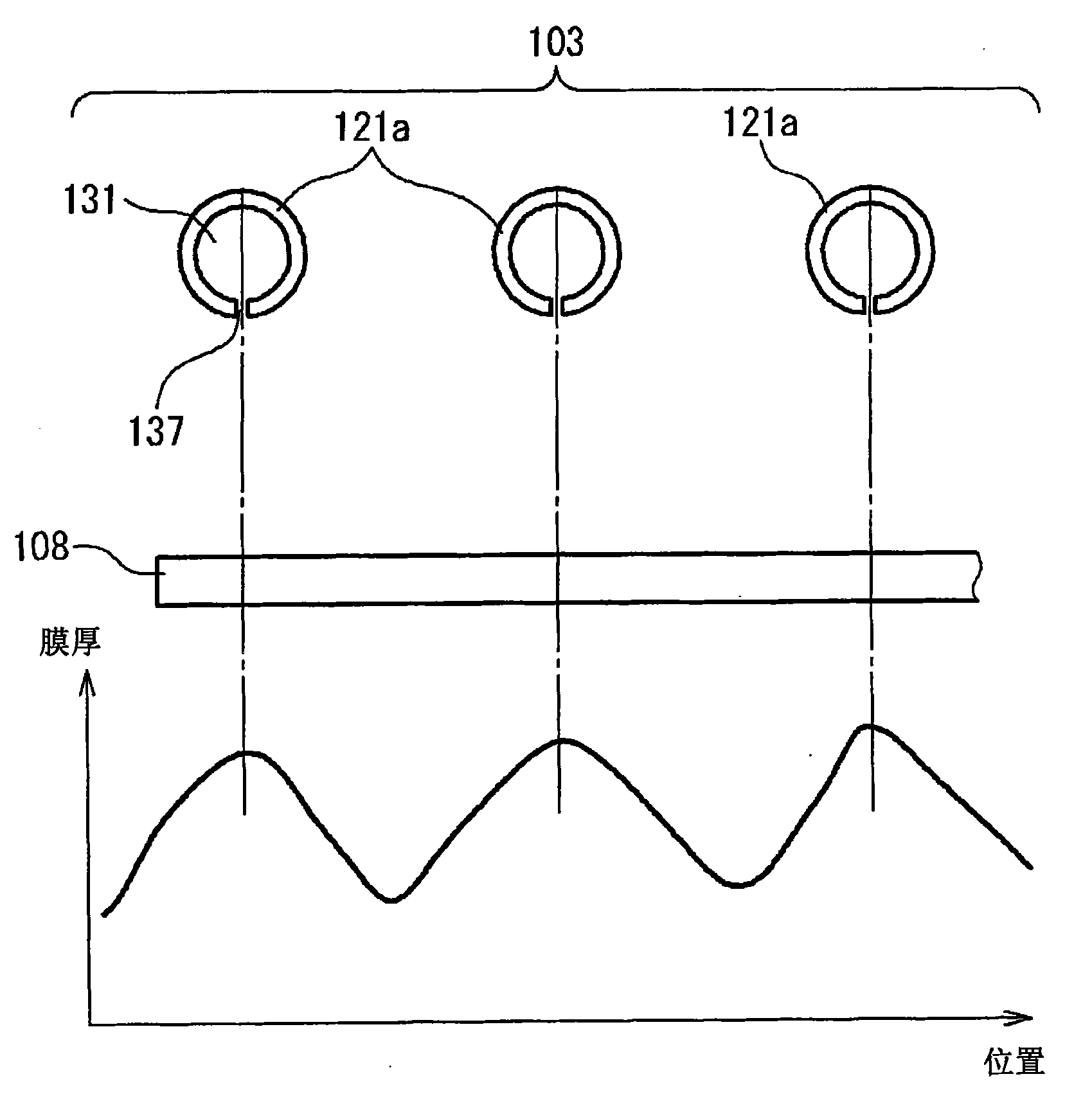 Thin-film deposition apparatus using discharge electrode and solar cell fabrication method