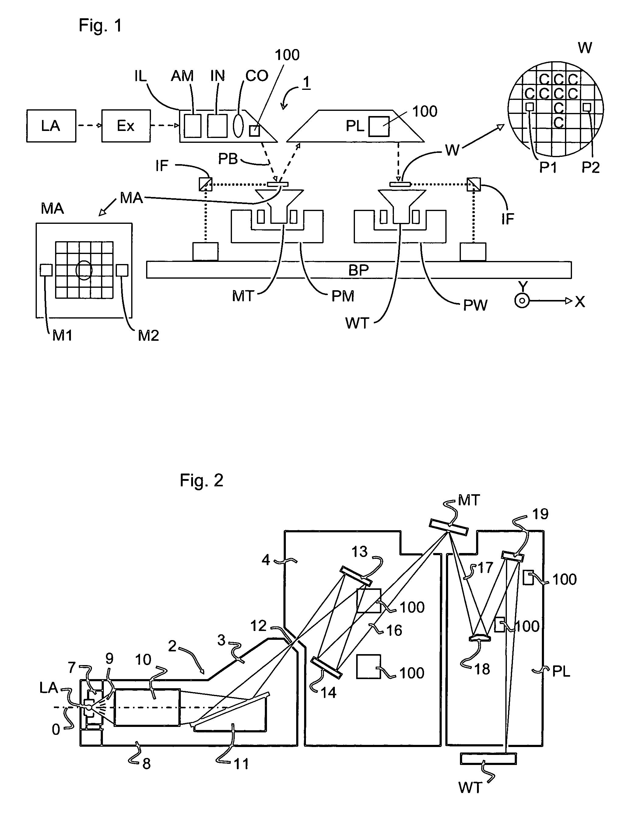 Method for cleaning a surface of a component of a lithographic projection apparatus, lithographic projection apparatus, device manufacturing method and cleaning system