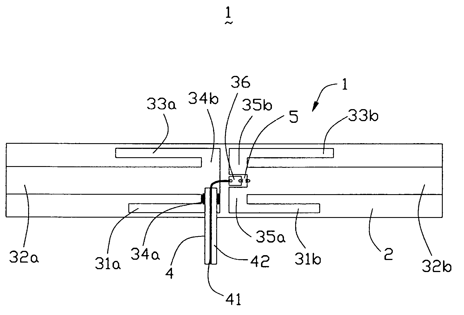 Multi-band printed dipole antenna