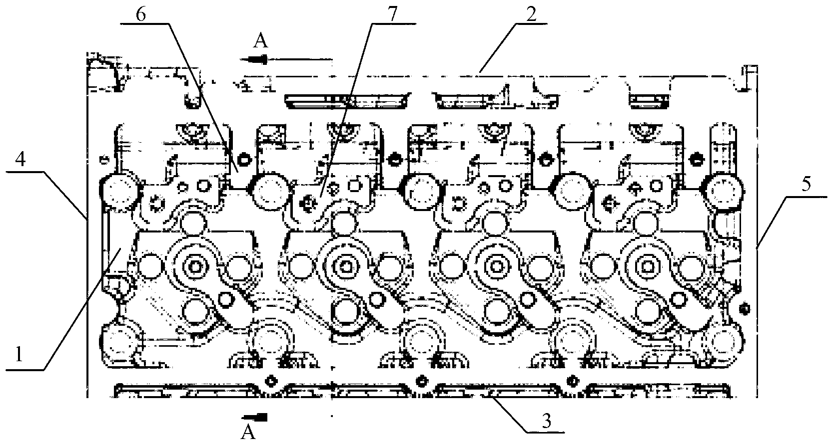 Cylinder head and overhead camshaft engine