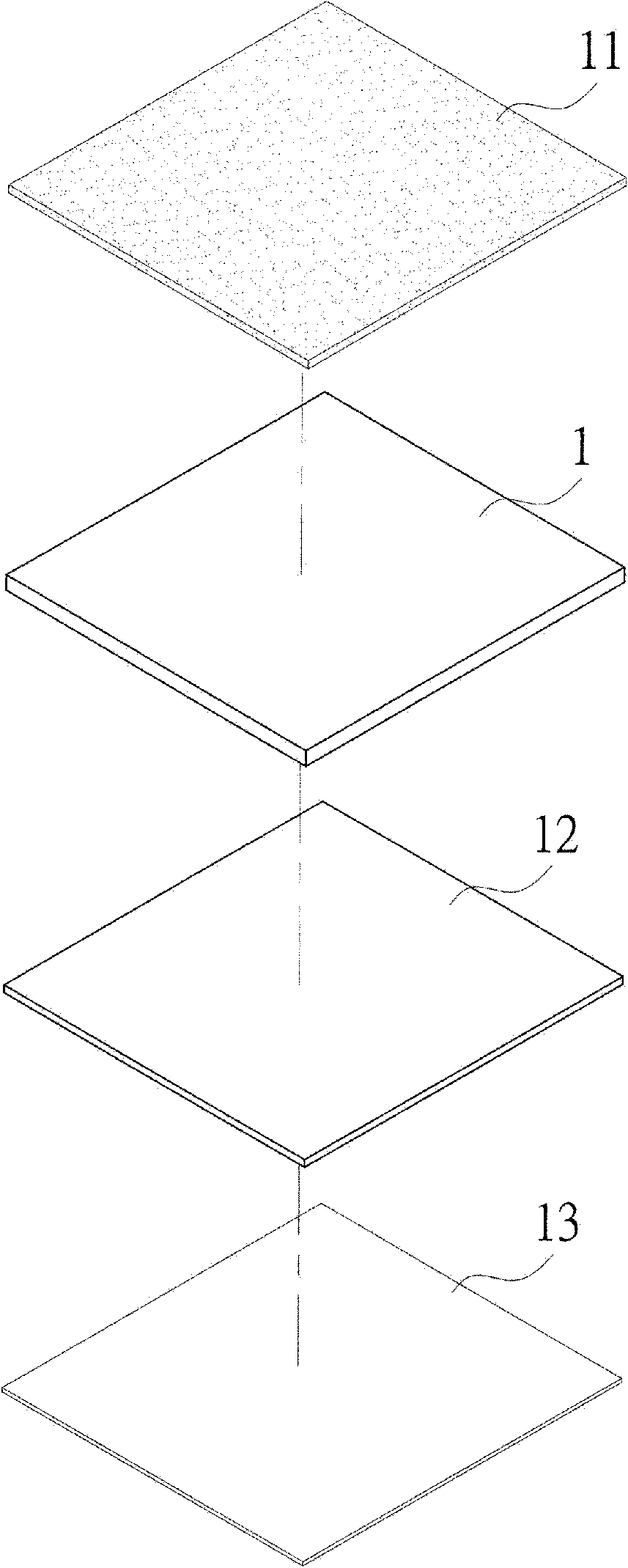 Protecting sticker structure and application thereof