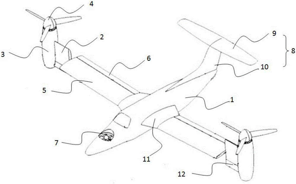 Fixed-wing aircraft realizing vertical take-off and landing