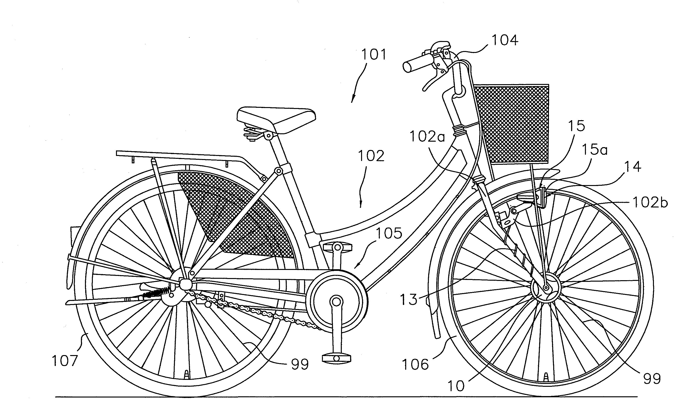 Bicycle electric generator