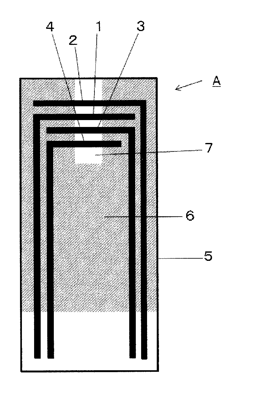 Biosensor comprising electrode for measuring hematocrit value