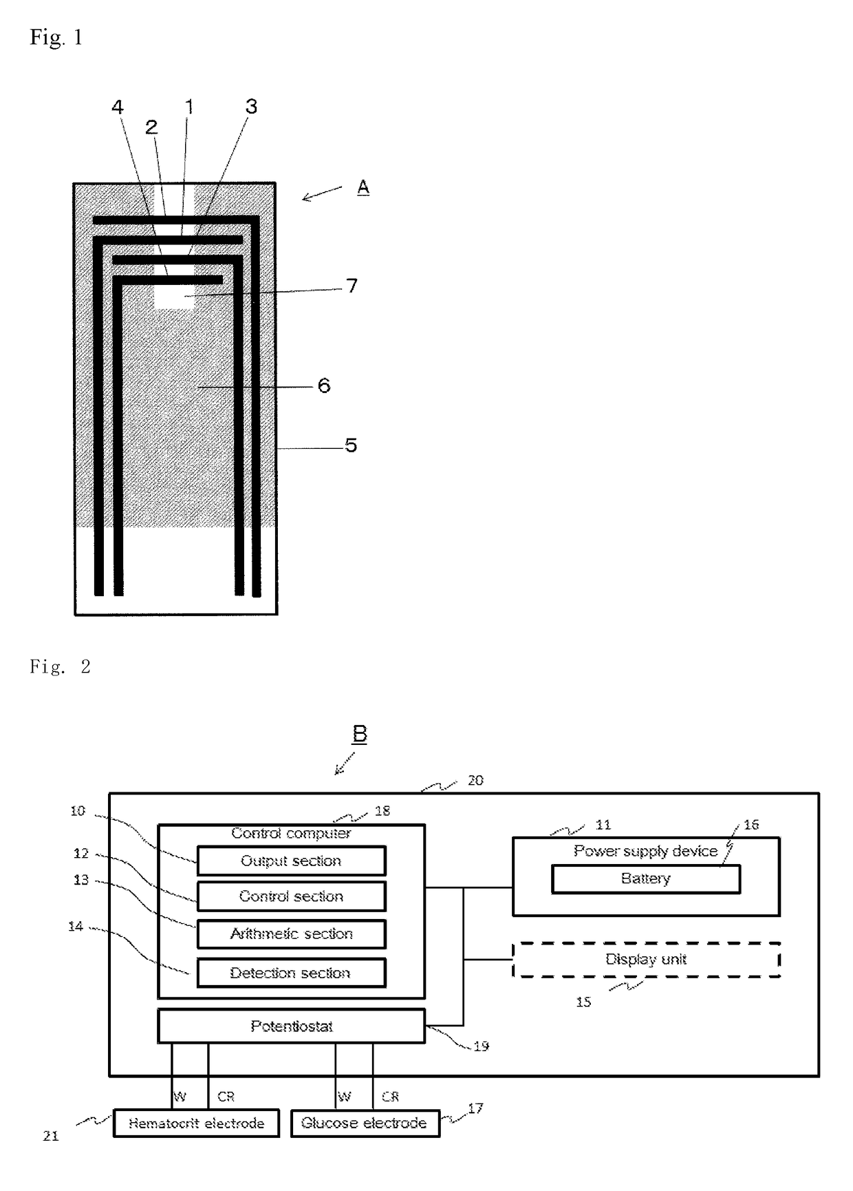 Biosensor comprising electrode for measuring hematocrit value