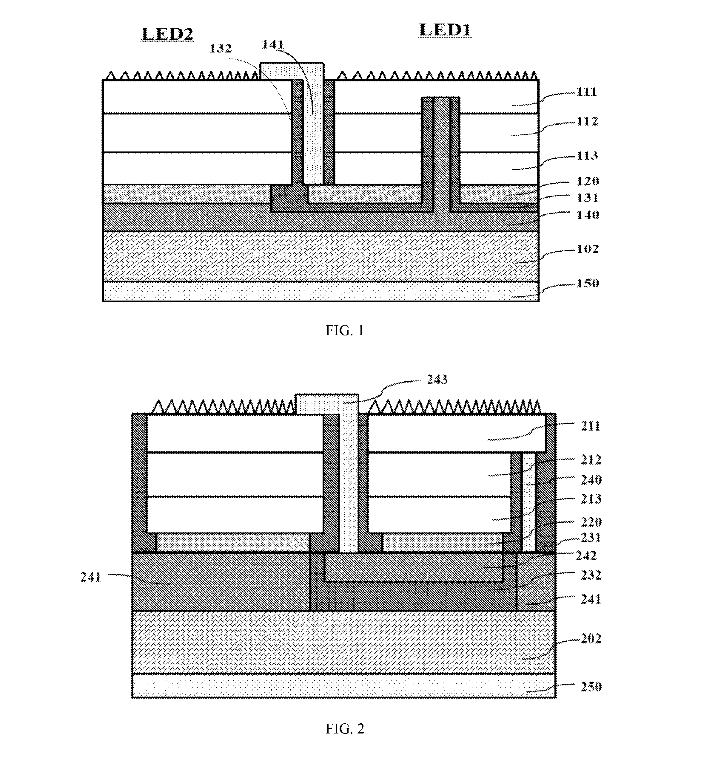 Vertical Type AC-LED Device and Manufacturing Method Thereof