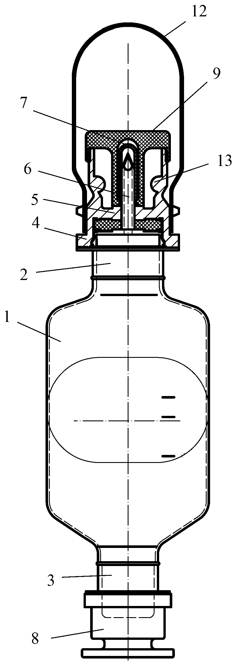 Transfusion container and manufacturing method thereof