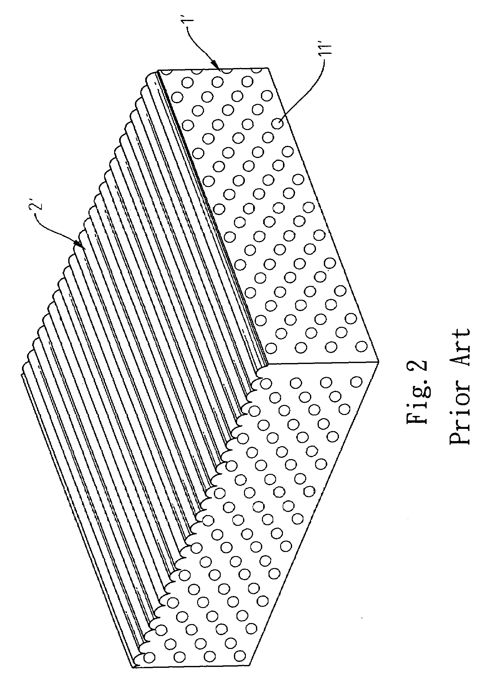 Diffuser plate having multi-aspheric structure