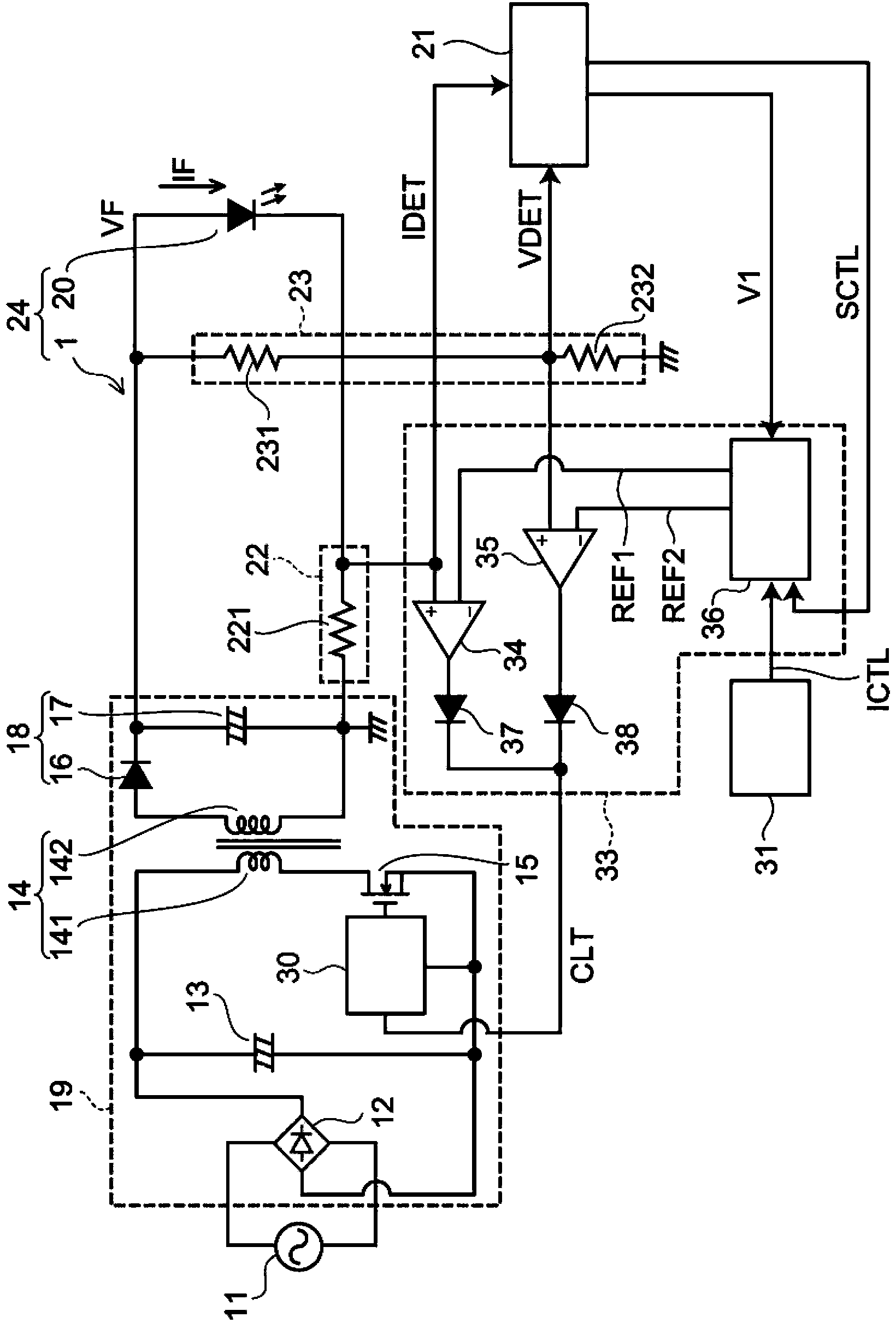 Power supply device and lighting device