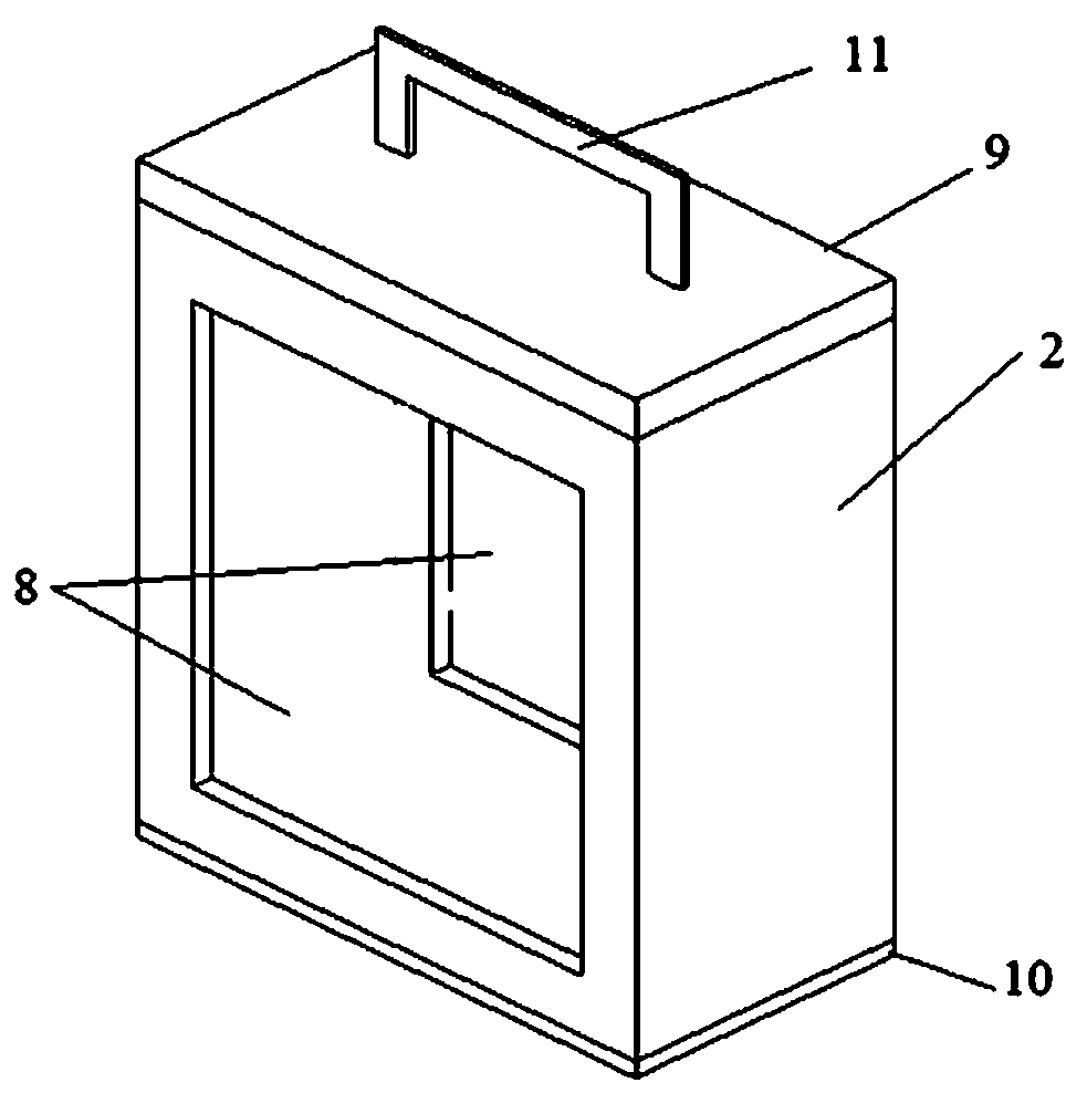 Three-dimensional grid water drainage device