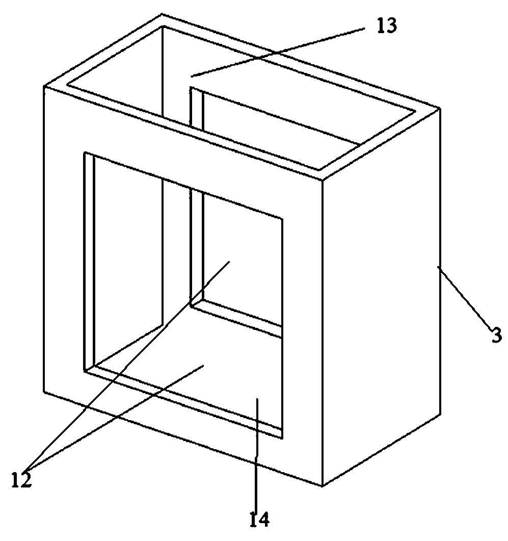 Three-dimensional grid water drainage device