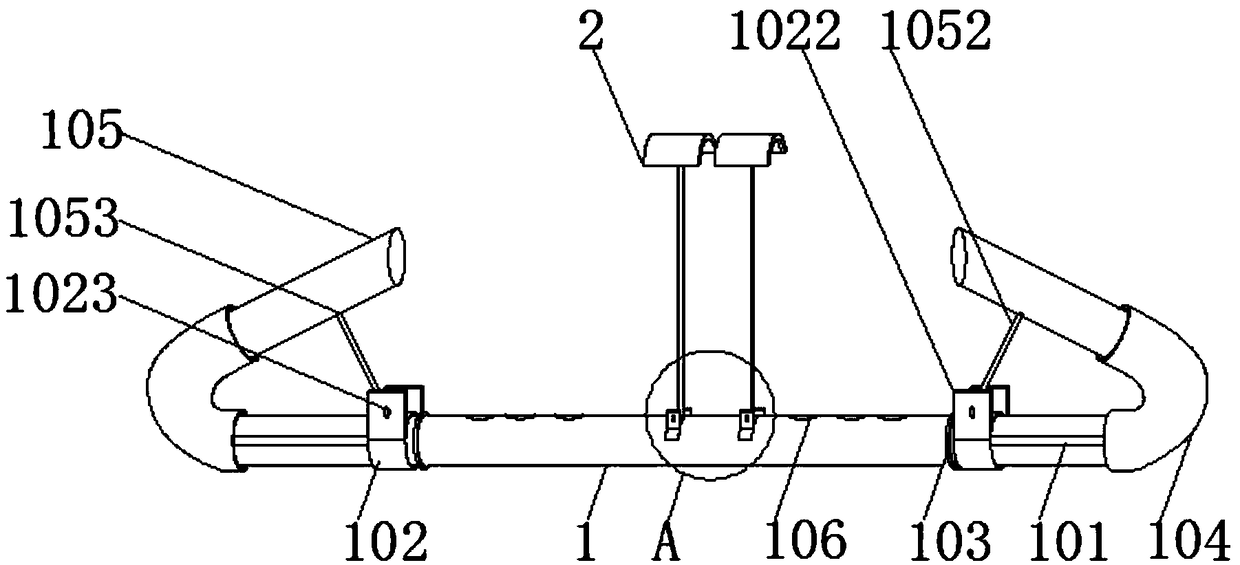 Portable drying rack capable of enhancing operation feeling and achieving outdoor use