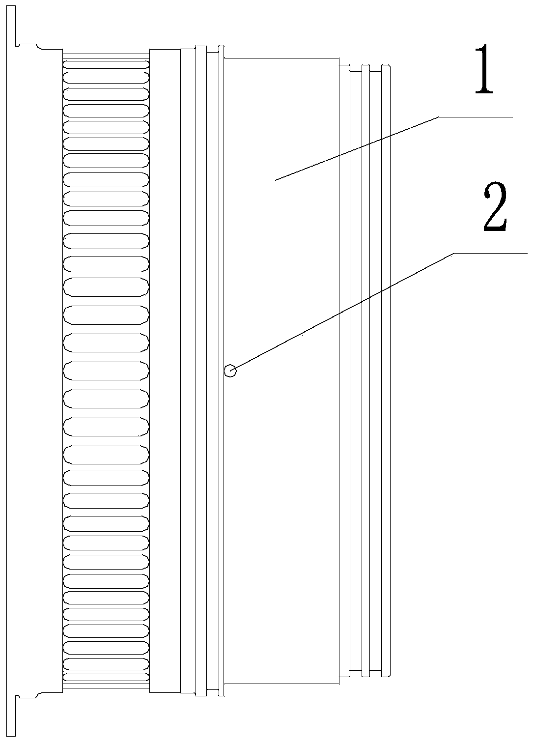 Method for repairing corner of locating pin of bearing case