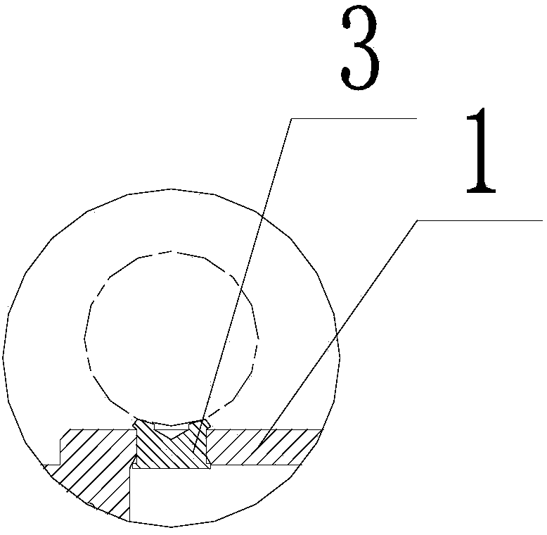 Method for repairing corner of locating pin of bearing case