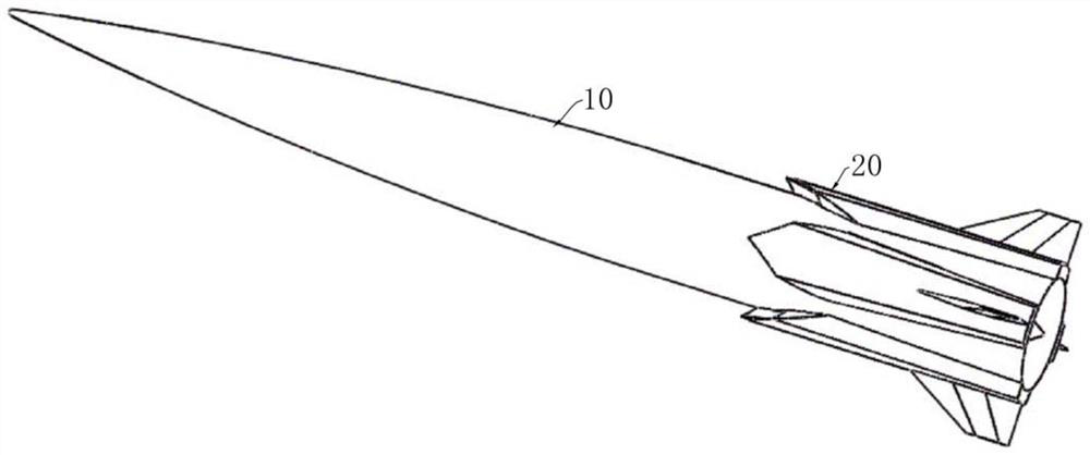 Hypersonic air inlet layout for annular combustion chamber