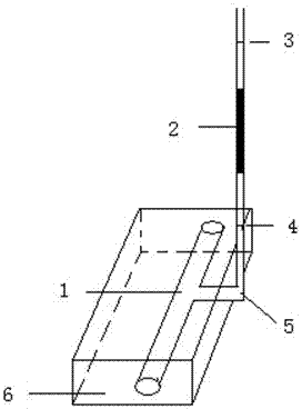 Real-time monitoring method and device used for concrete structure