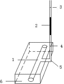 Real-time monitoring method and device used for concrete structure