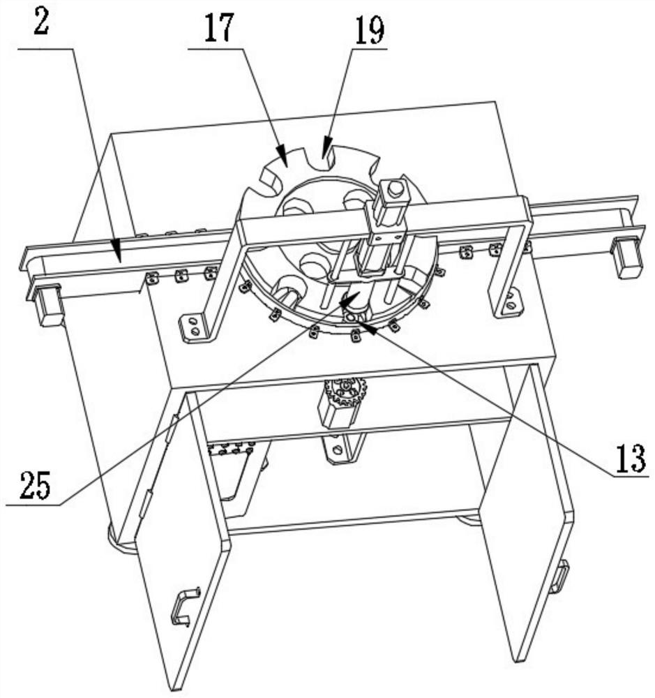 A commutator hook chamfering device