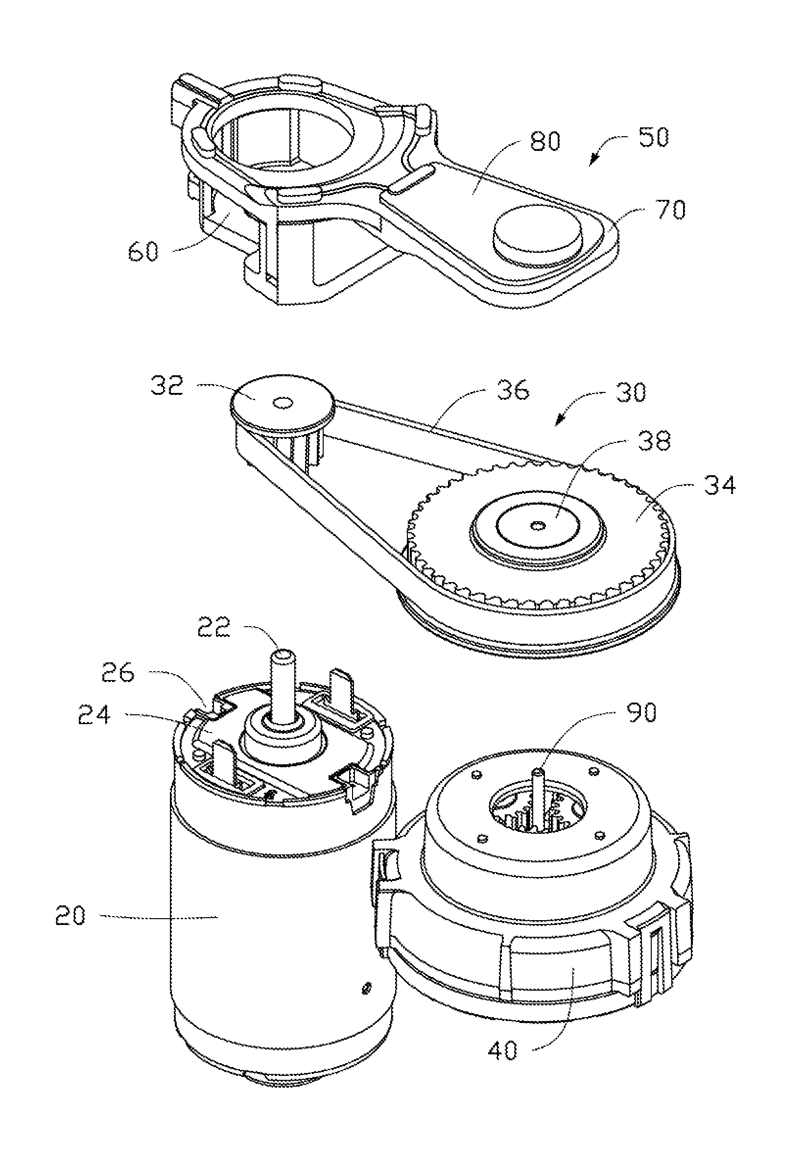 Actuator for an Electric Parking Brake System