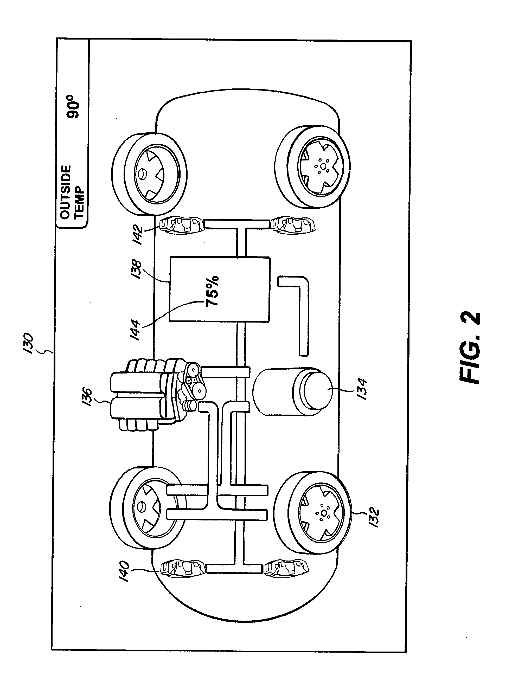 Method and system for displaying braking information