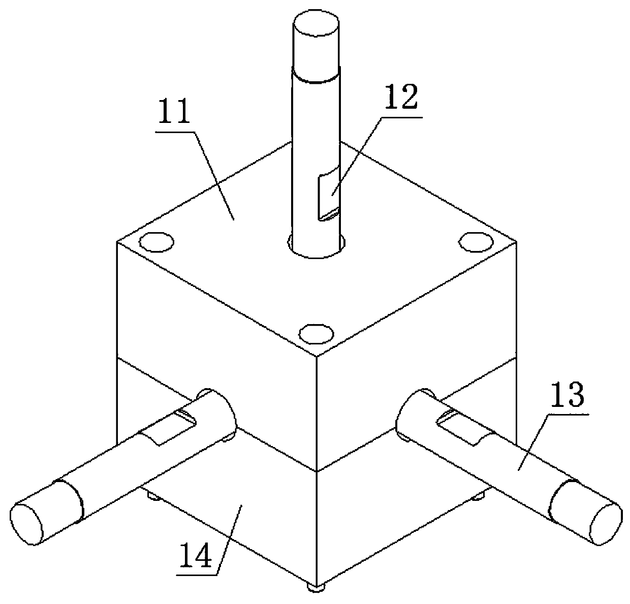 A detector for repetitive positioning accuracy of moving parts