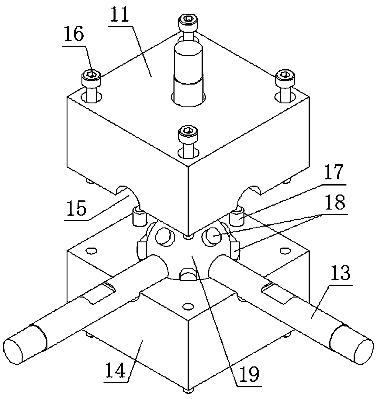 A detector for repetitive positioning accuracy of moving parts