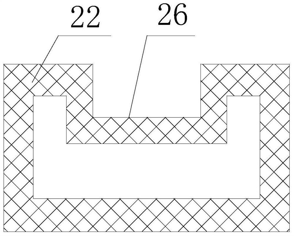 Cable trench structure beneficial to slowing down cable corrosion