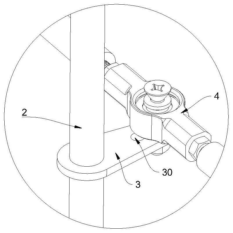 A two-way connection joint bearing steering system