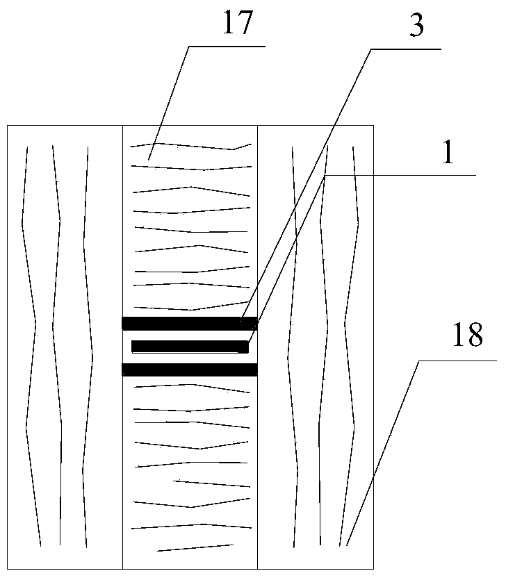 An assembled glulam constrained buckling-resistant energy-dissipating brace