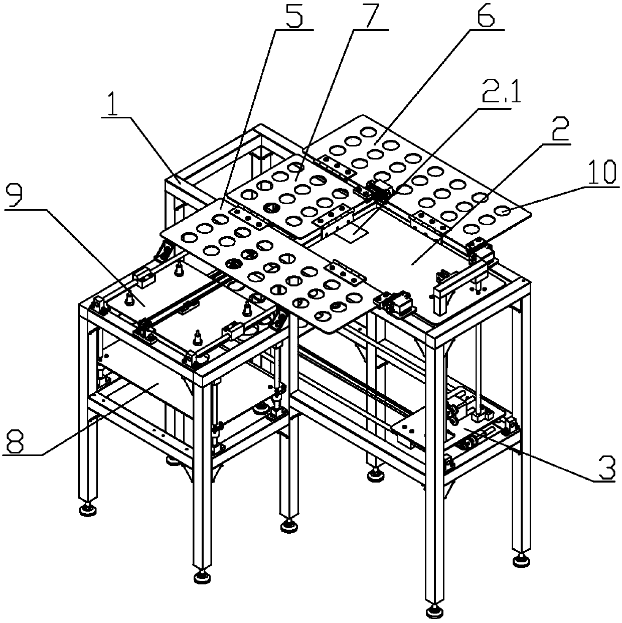 An automatic clothing folding packaging machine and a clothing folding packaging method