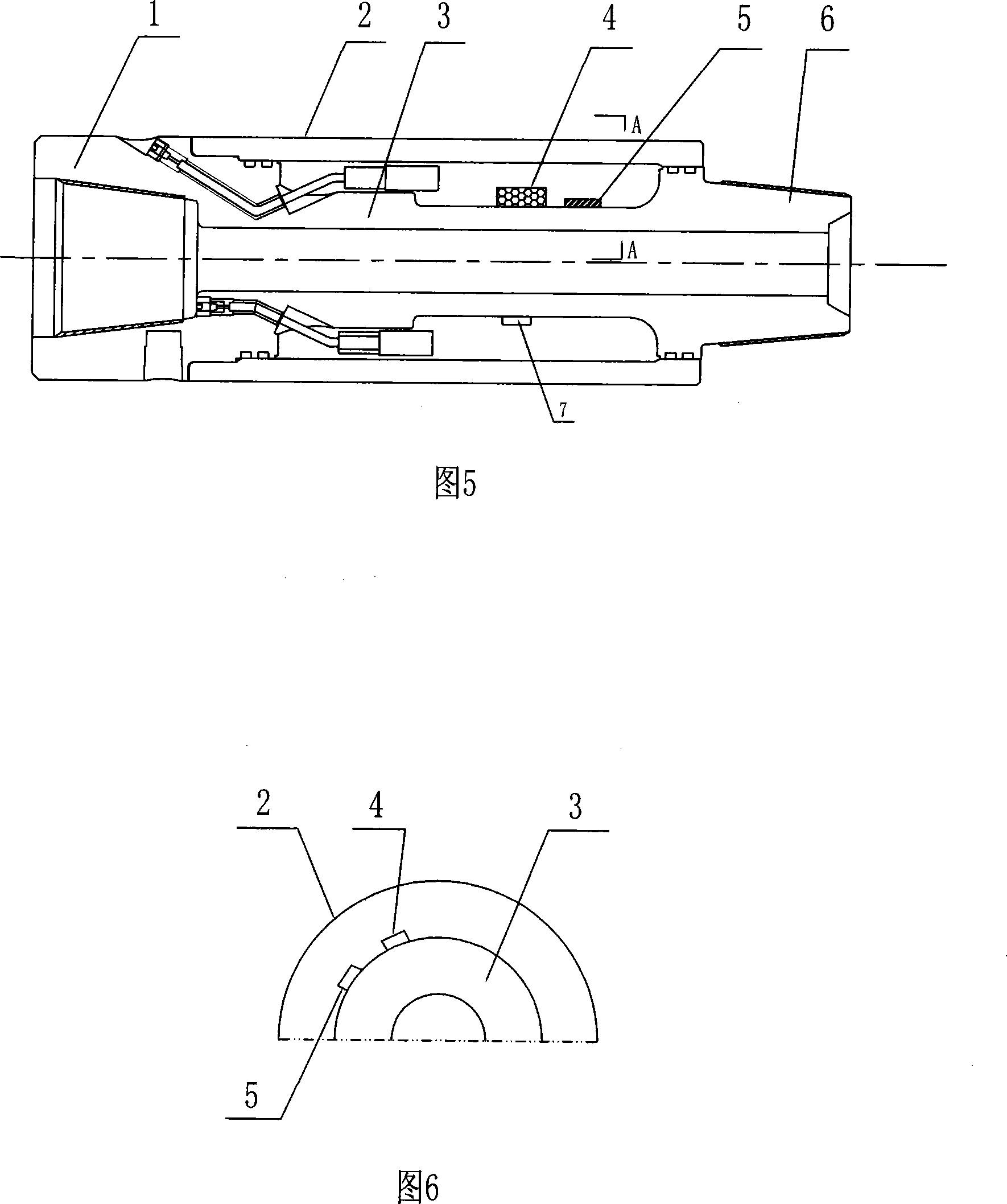 Measurement method of down-hole boring tool (drill) rotative velocity and direction and short node