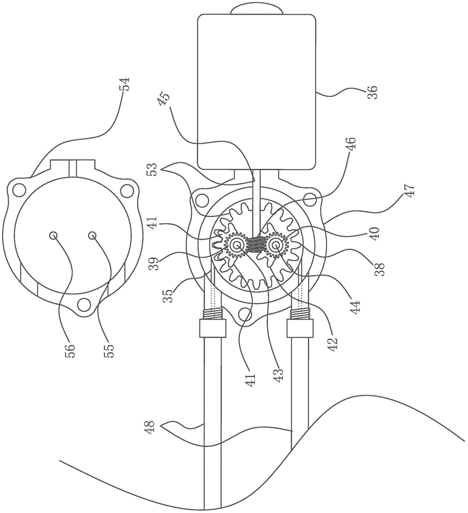 Flexible wall supported wiper wire wheel driven windscreen wiper