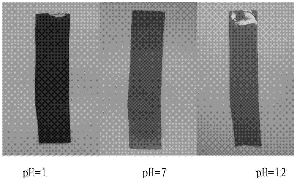 Ph responsive polyion liquid composite membrane and preparation method thereof