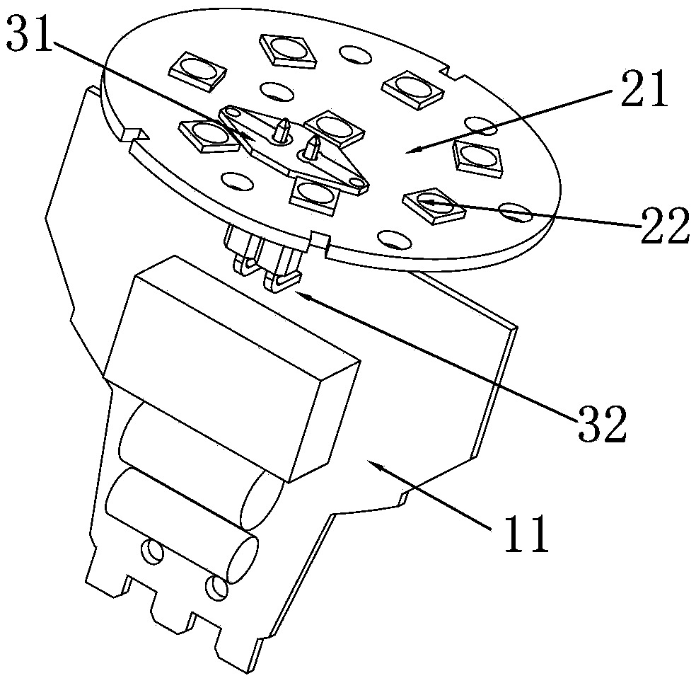 LED lamp and circuit connecting method thereof