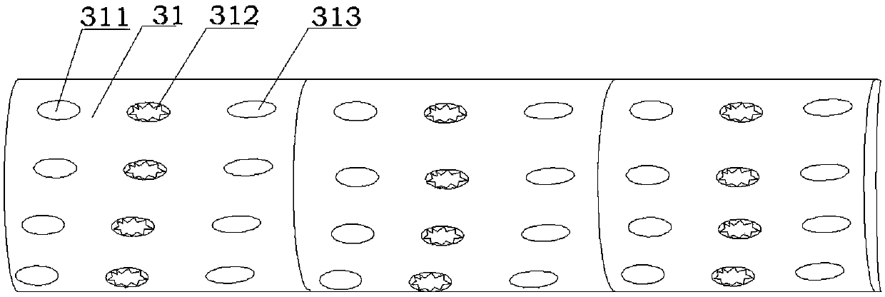 Feed pipe for conveying automobile gas