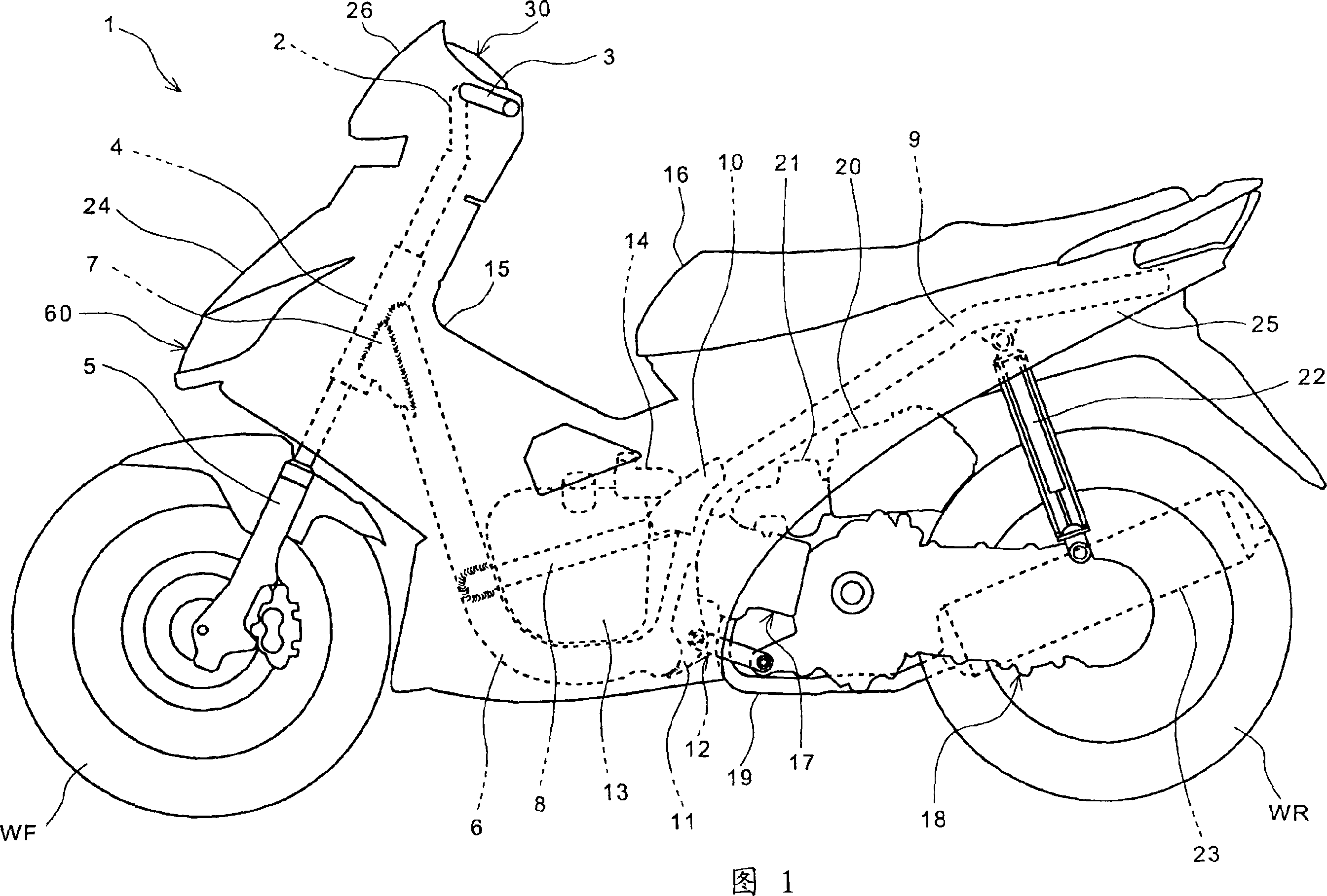 Meter displaying device