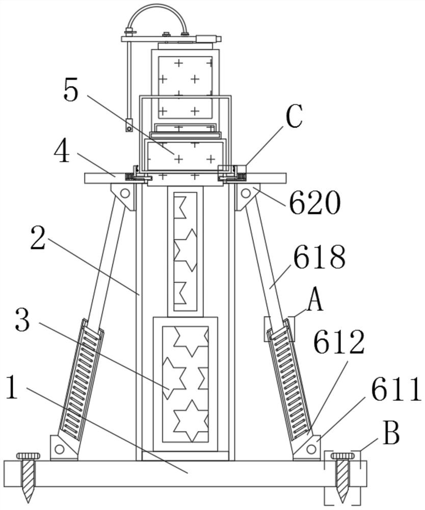 Lamp capable of automatically extending