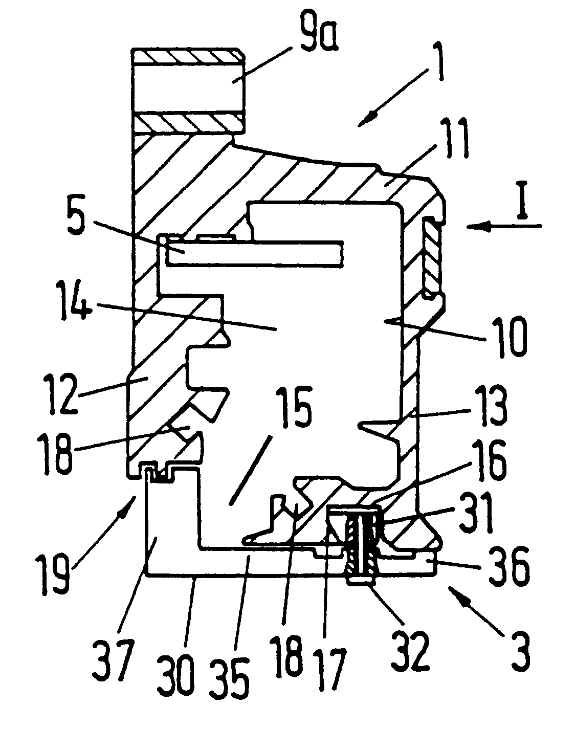 Measuring equipment with a safety apparatus for the transport and the assembly of the measuring equipment