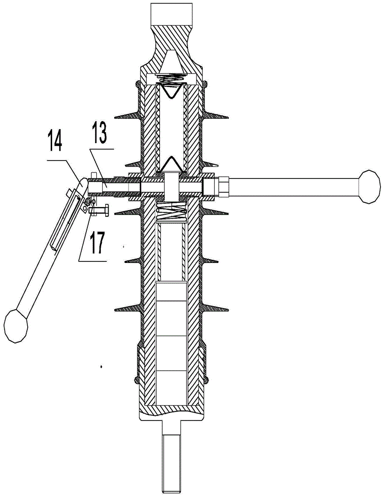 Lightning-proof, explosion-proof and disconnection-proof insulators