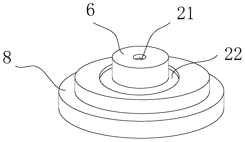 Pole tower fastening structure