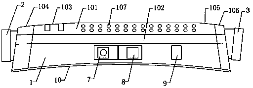 Wireless combat individual soldier terminal device and application system